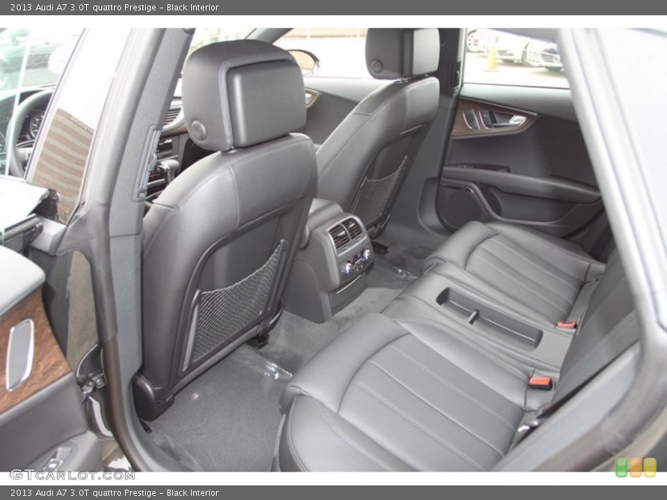 Black Interior Rear Seat for the 2013 Audi A7 3.0T quattro Prestige #74025062