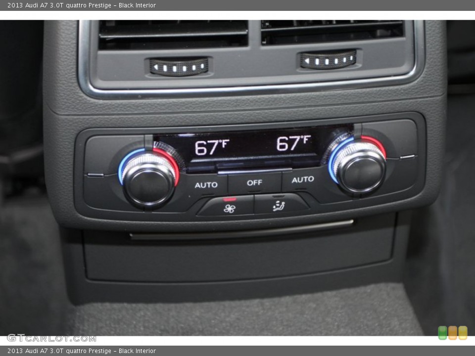 Black Interior Controls for the 2013 Audi A7 3.0T quattro Prestige #74025137