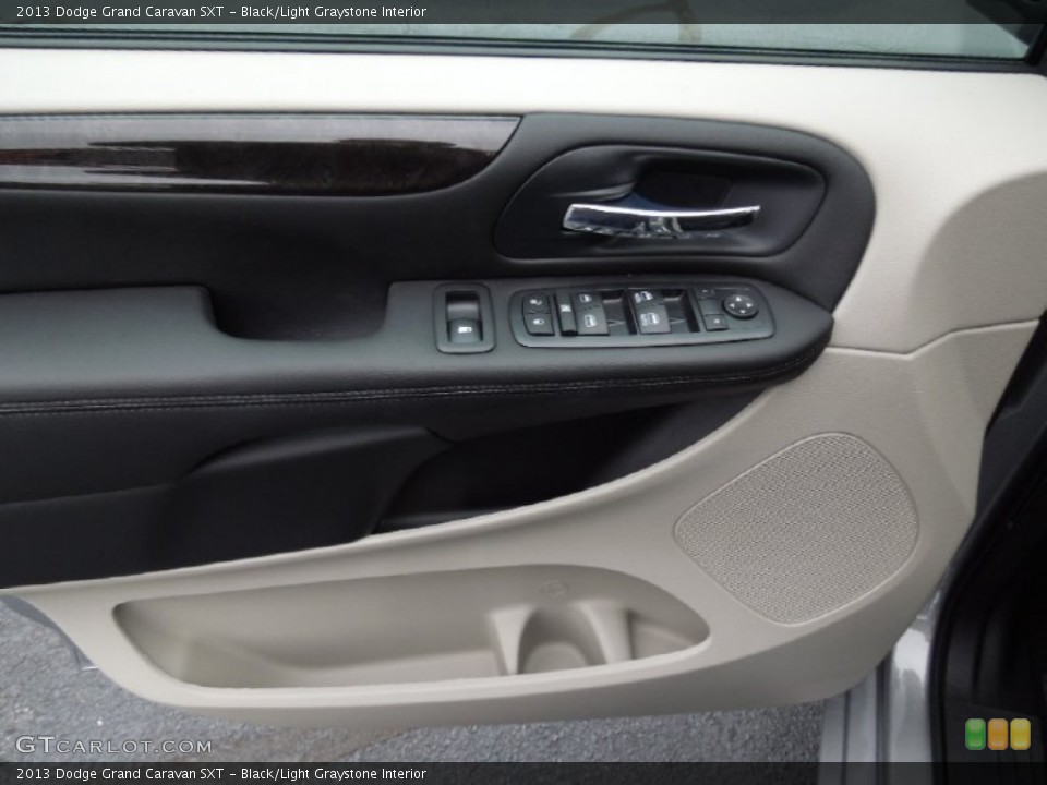 Black/Light Graystone Interior Controls for the 2013 Dodge Grand Caravan SXT #74025207