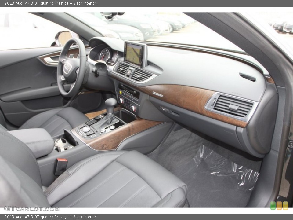 Black Interior Dashboard for the 2013 Audi A7 3.0T quattro Prestige #74025312