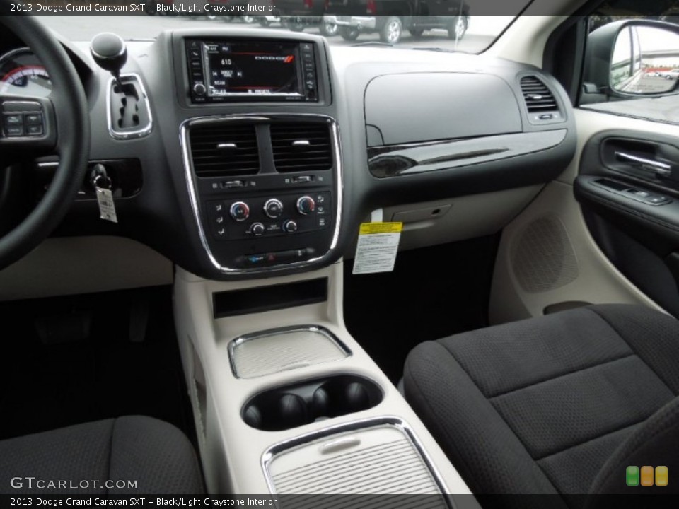 Black/Light Graystone Interior Dashboard for the 2013 Dodge Grand Caravan SXT #74025350