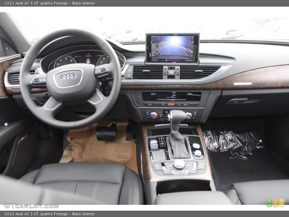 Black Interior Dashboard for the 2013 Audi A7 3.0T quattro Prestige #74025696