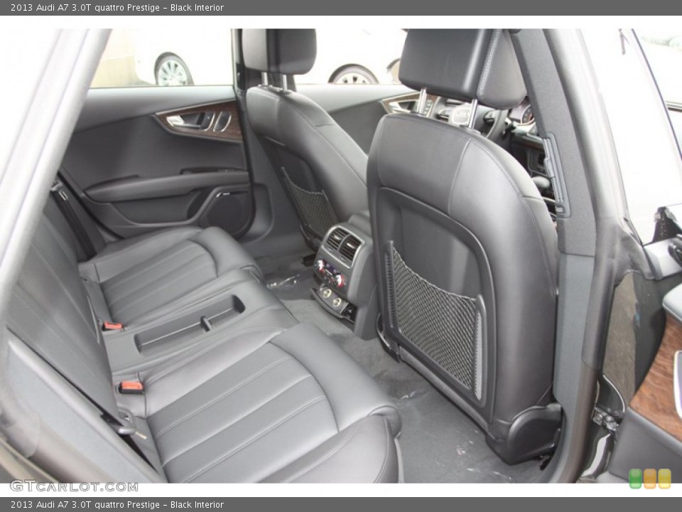Black Interior Rear Seat for the 2013 Audi A7 3.0T quattro Prestige #74025852