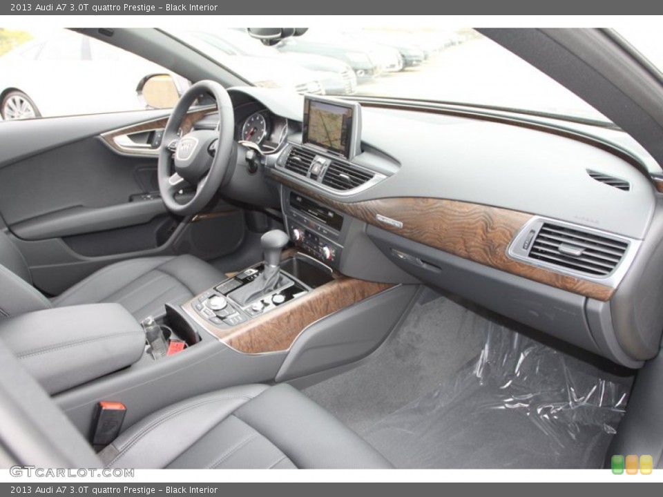 Black Interior Dashboard for the 2013 Audi A7 3.0T quattro Prestige #74025894