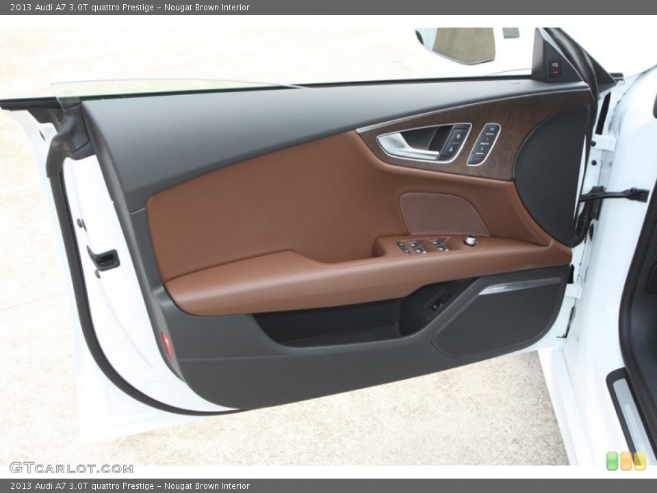 Nougat Brown Interior Door Panel for the 2013 Audi A7 3.0T quattro Prestige #74026179