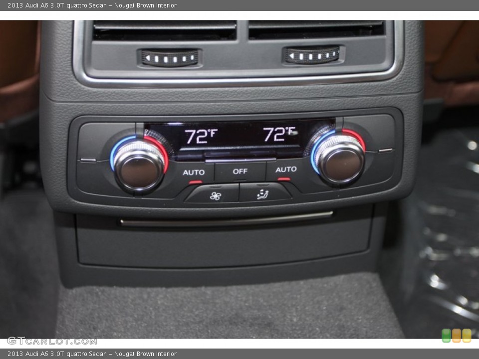Nougat Brown Interior Audio System for the 2013 Audi A6 3.0T quattro Sedan #74027190