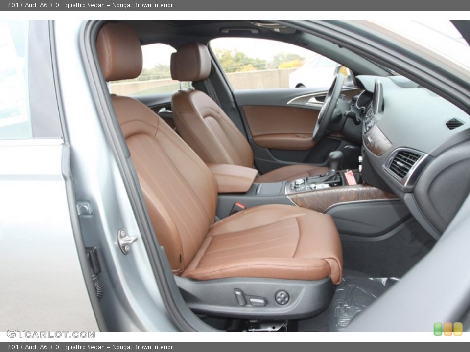 Nougat Brown Interior Front Seat for the 2013 Audi A6 3.0T quattro Sedan #74027378