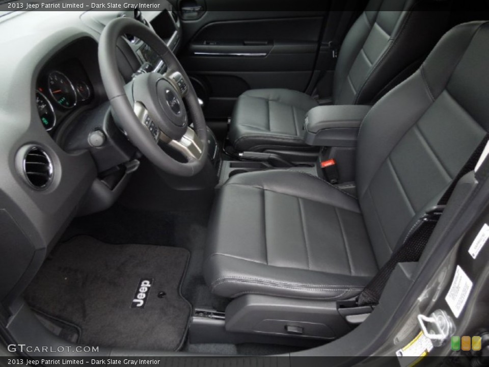 Dark Slate Gray Interior Photo for the 2013 Jeep Patriot Limited #74027400