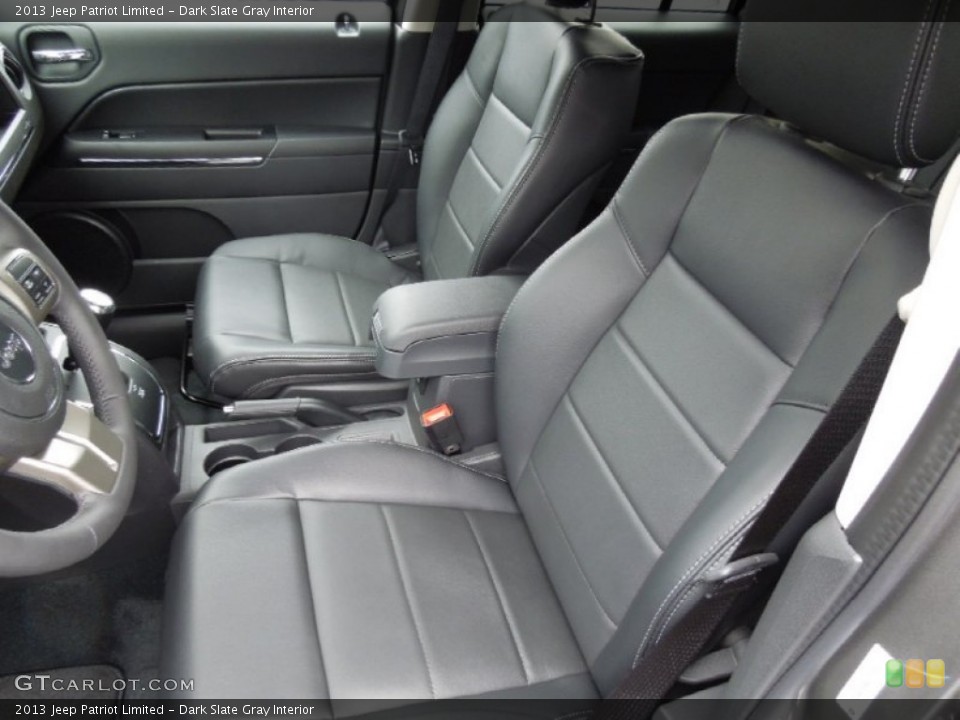 Dark Slate Gray Interior Front Seat for the 2013 Jeep Patriot Limited #74027421