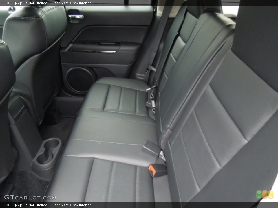 Dark Slate Gray Interior Rear Seat for the 2013 Jeep Patriot Limited #74027545