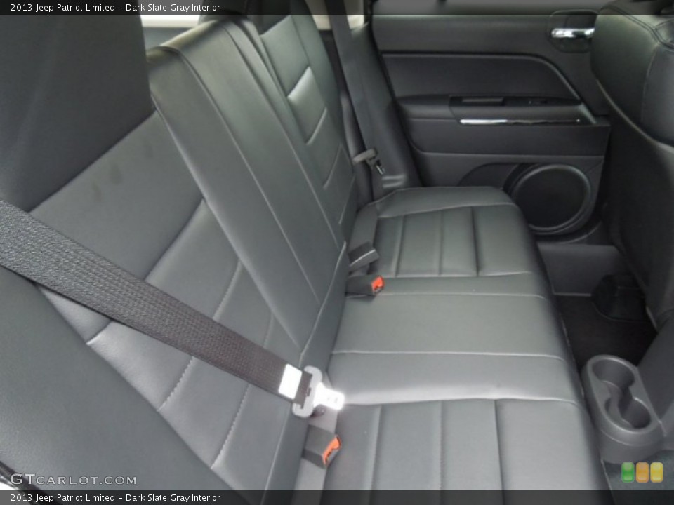Dark Slate Gray Interior Rear Seat for the 2013 Jeep Patriot Limited #74027609