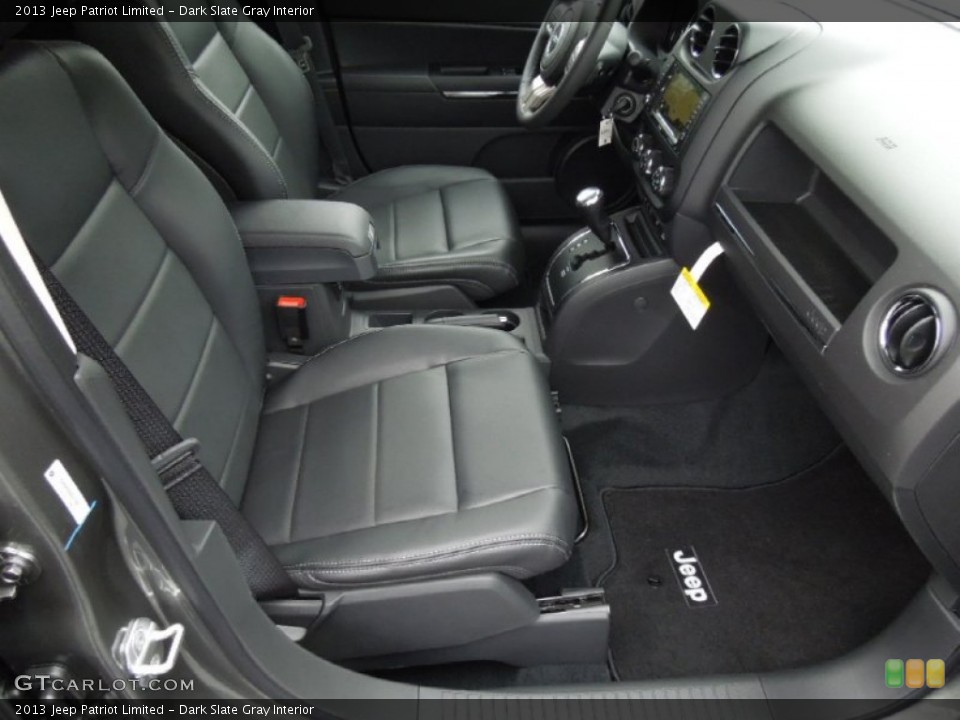 Dark Slate Gray Interior Front Seat for the 2013 Jeep Patriot Limited #74027627