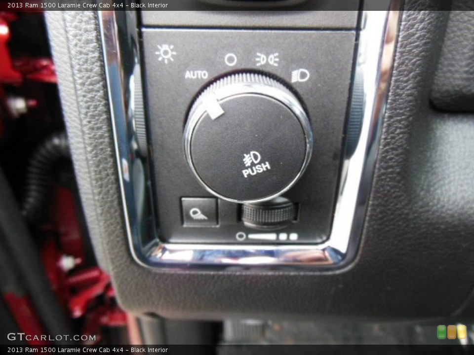 Black Interior Controls for the 2013 Ram 1500 Laramie Crew Cab 4x4 #74028242