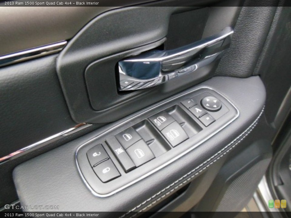 Black Interior Controls for the 2013 Ram 1500 Sport Quad Cab 4x4 #74028462