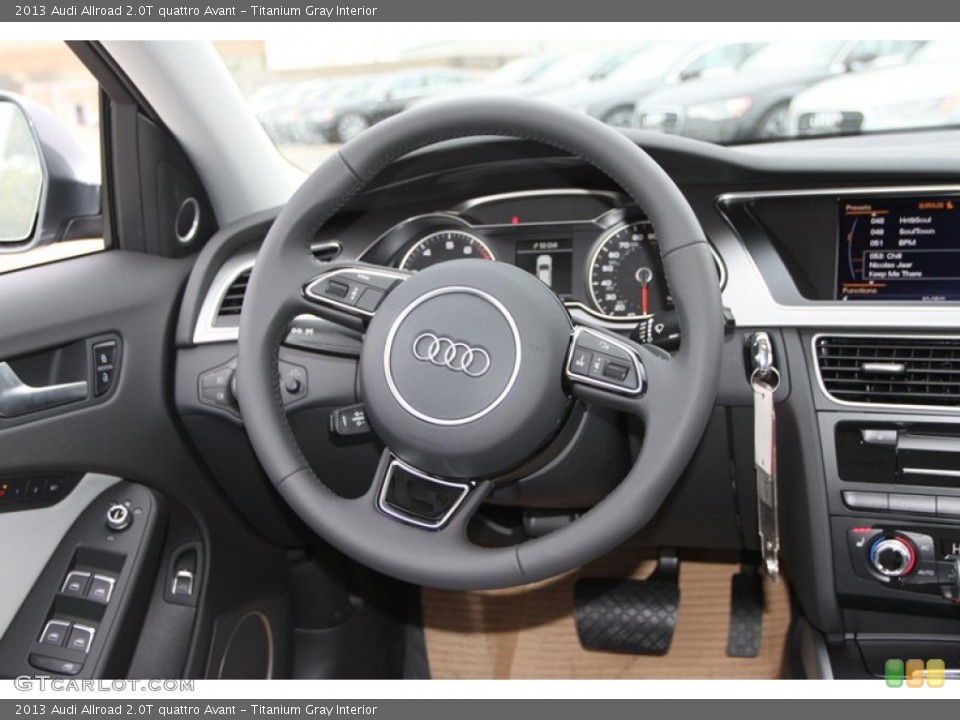 Titanium Gray Interior Steering Wheel for the 2013 Audi Allroad 2.0T quattro Avant #74028726