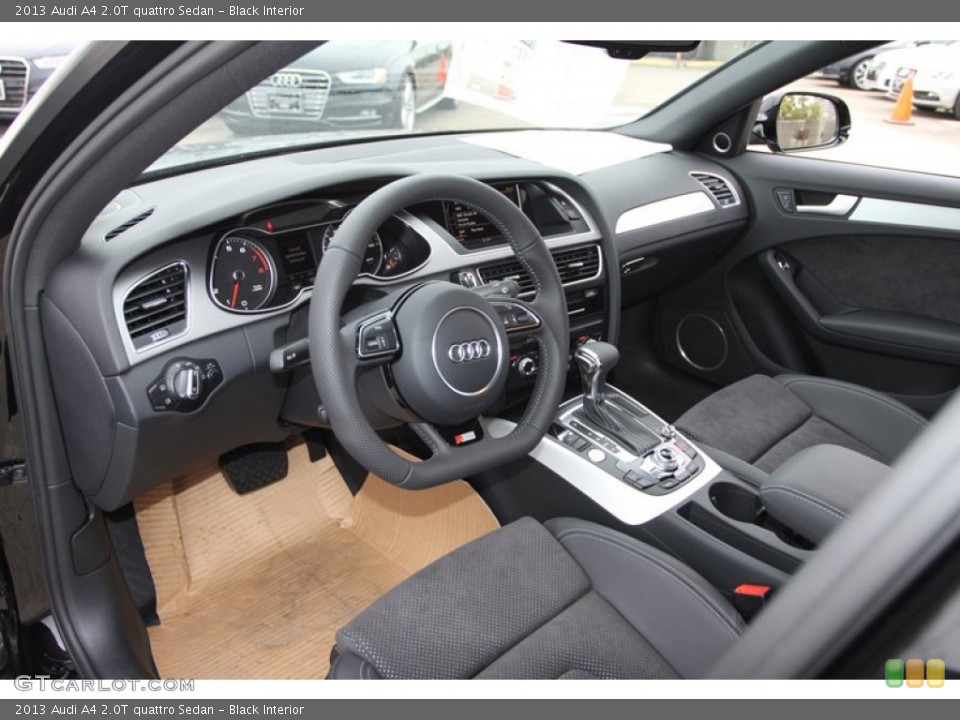 Black Interior Prime Interior for the 2013 Audi A4 2.0T quattro Sedan #74029191