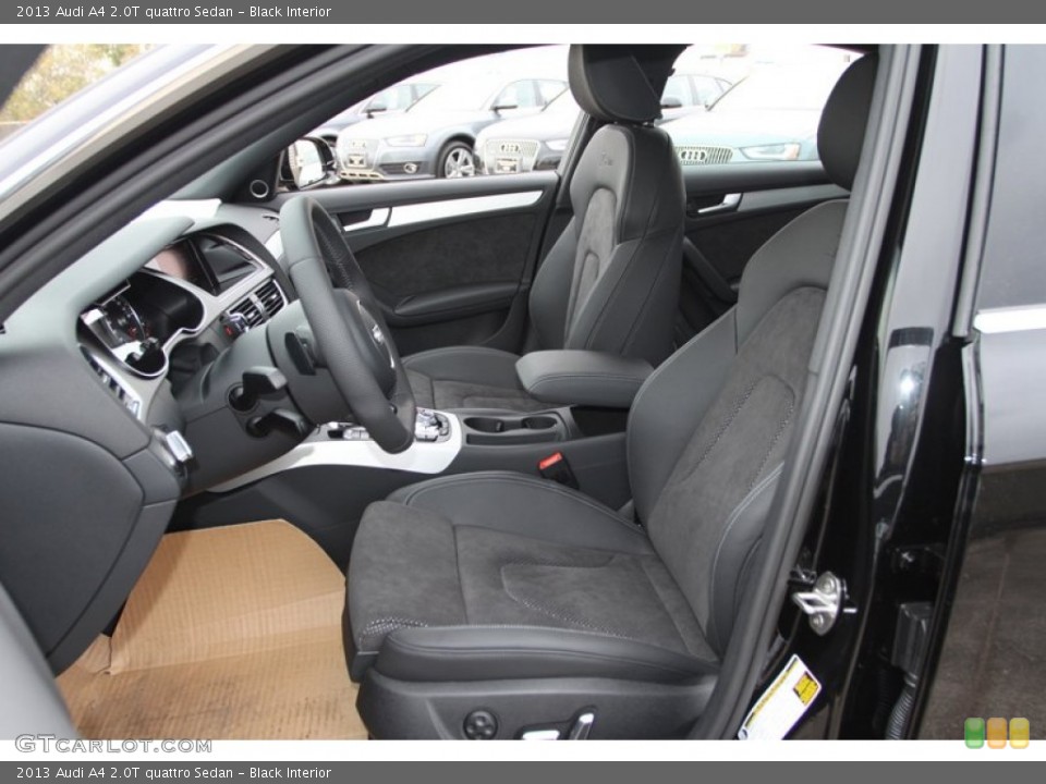 Black Interior Front Seat for the 2013 Audi A4 2.0T quattro Sedan #74029209
