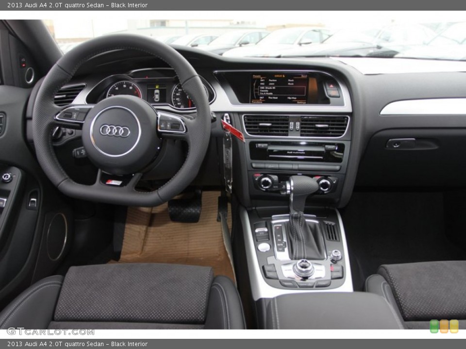Black Interior Dashboard for the 2013 Audi A4 2.0T quattro Sedan #74029266