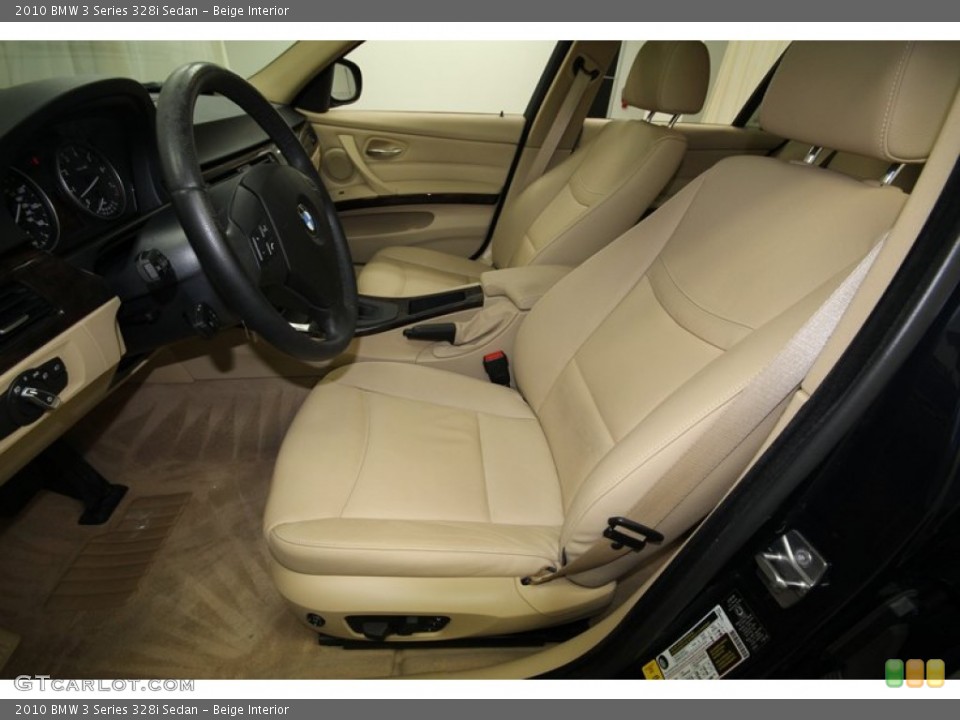 Beige Interior Front Seat for the 2010 BMW 3 Series 328i Sedan #74029713