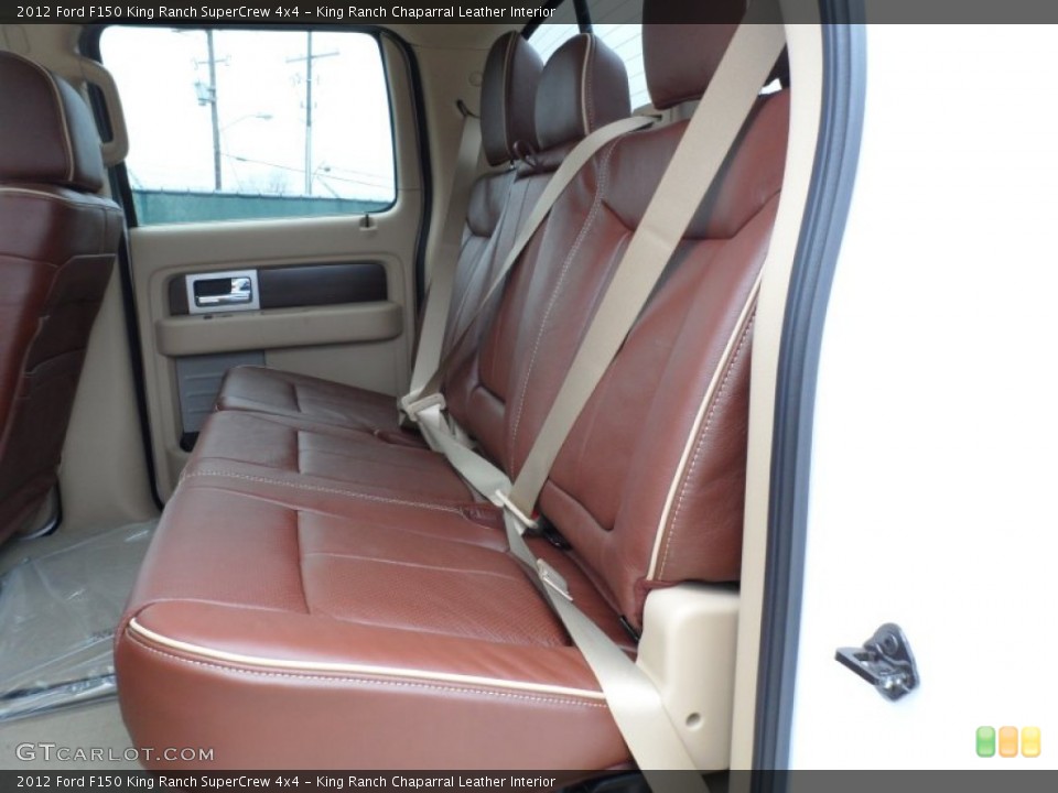 King Ranch Chaparral Leather Interior Rear Seat for the 2012 Ford F150 King Ranch SuperCrew 4x4 #74030721