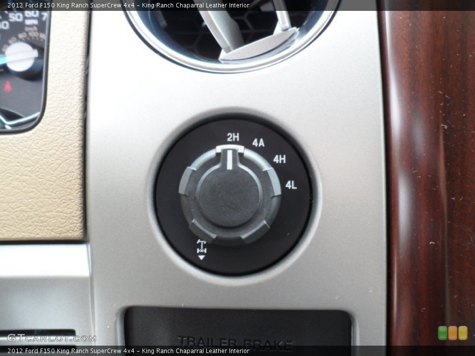 King Ranch Chaparral Leather Interior Controls for the 2012 Ford F150 King Ranch SuperCrew 4x4 #74030983