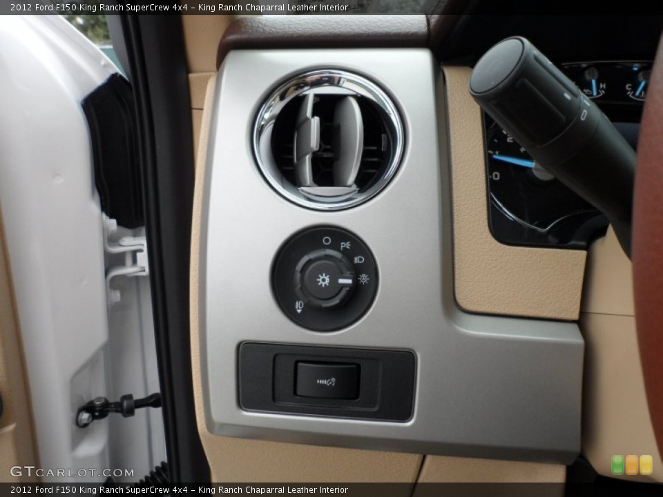 King Ranch Chaparral Leather Interior Controls for the 2012 Ford F150 King Ranch SuperCrew 4x4 #74031057