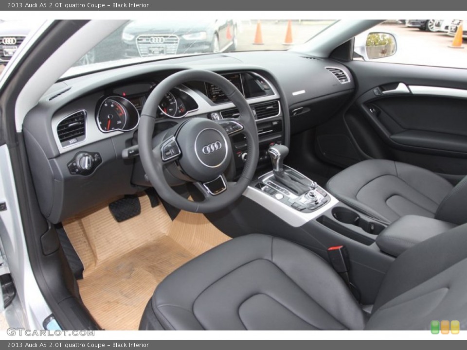 Black Interior Prime Interior for the 2013 Audi A5 2.0T quattro Coupe #74031524