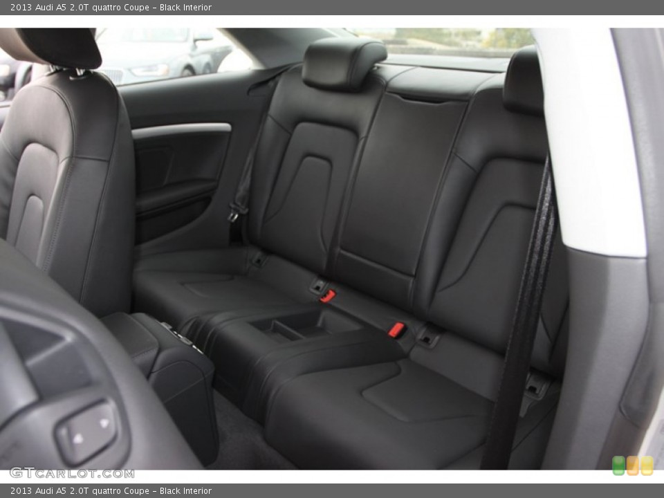 Black Interior Rear Seat for the 2013 Audi A5 2.0T quattro Coupe #74031585