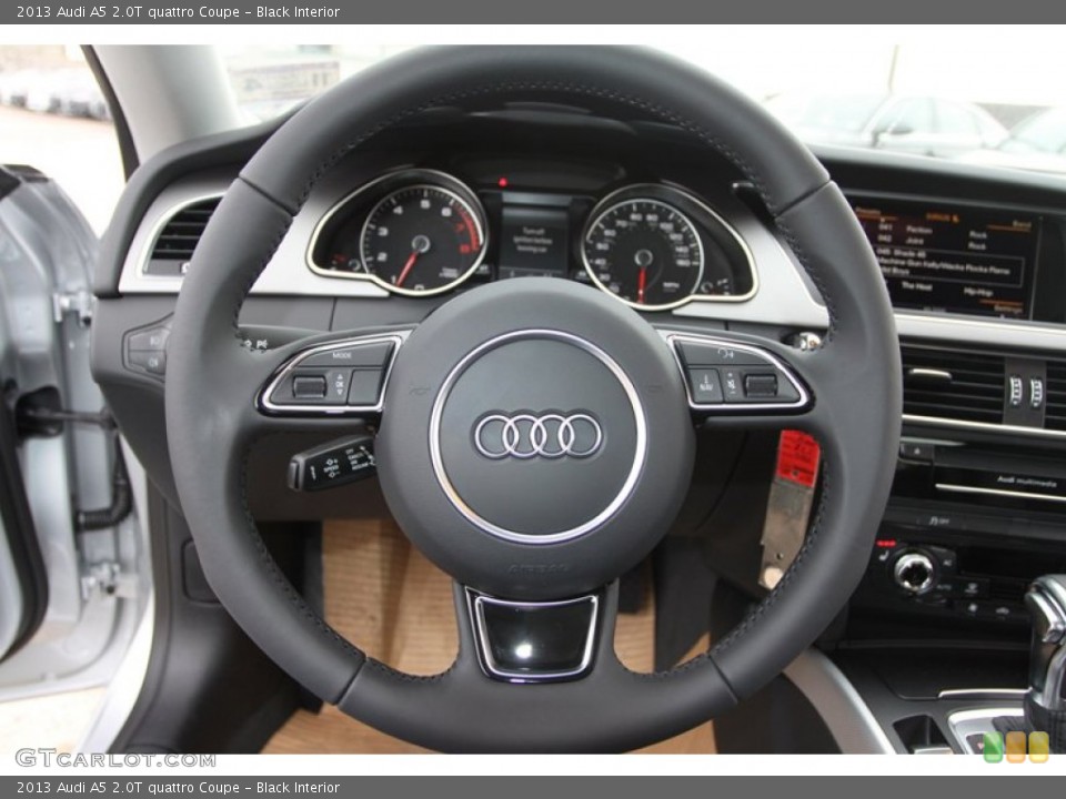 Black Interior Steering Wheel for the 2013 Audi A5 2.0T quattro Coupe #74031630