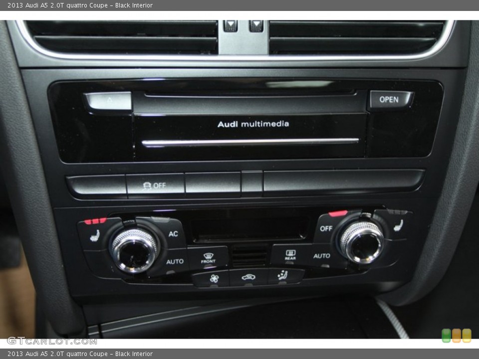 Black Interior Controls for the 2013 Audi A5 2.0T quattro Coupe #74031684