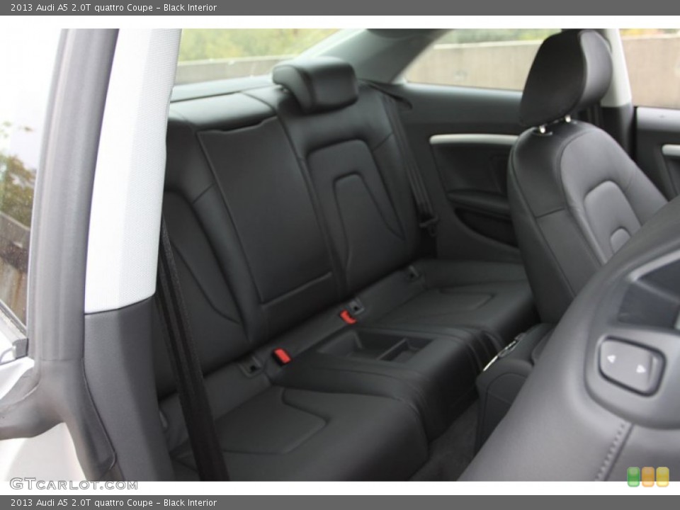 Black Interior Rear Seat for the 2013 Audi A5 2.0T quattro Coupe #74031741
