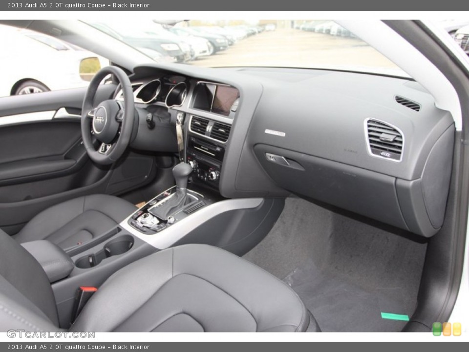 Black Interior Dashboard for the 2013 Audi A5 2.0T quattro Coupe #74031792
