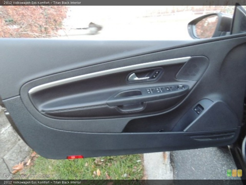 Titan Black Interior Door Panel for the 2012 Volkswagen Eos Komfort #74032263