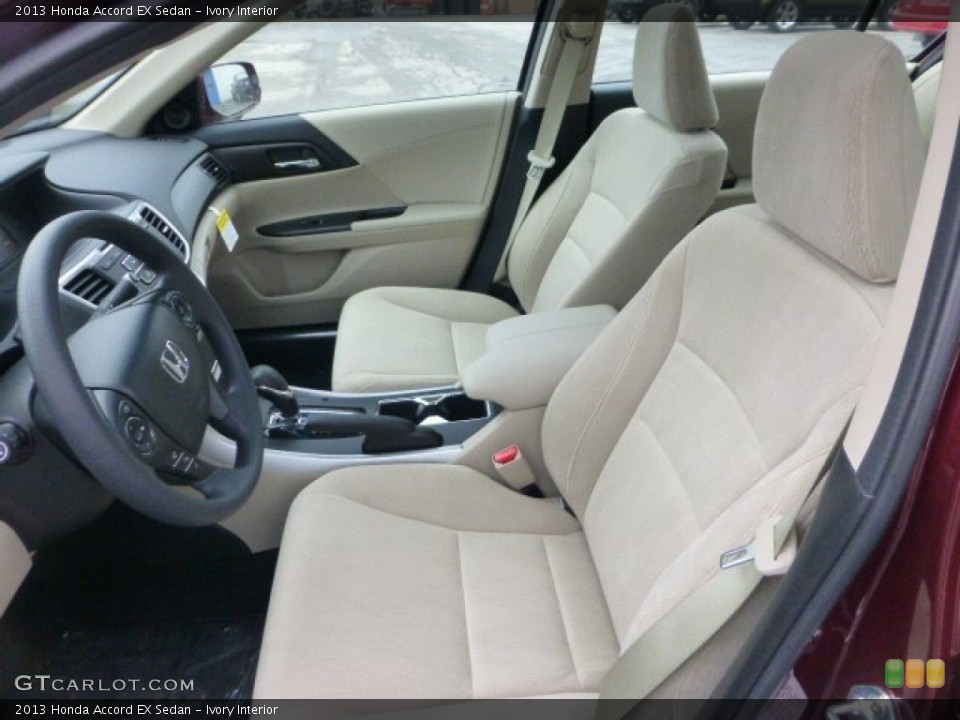 Ivory Interior Front Seat for the 2013 Honda Accord EX Sedan #74034048
