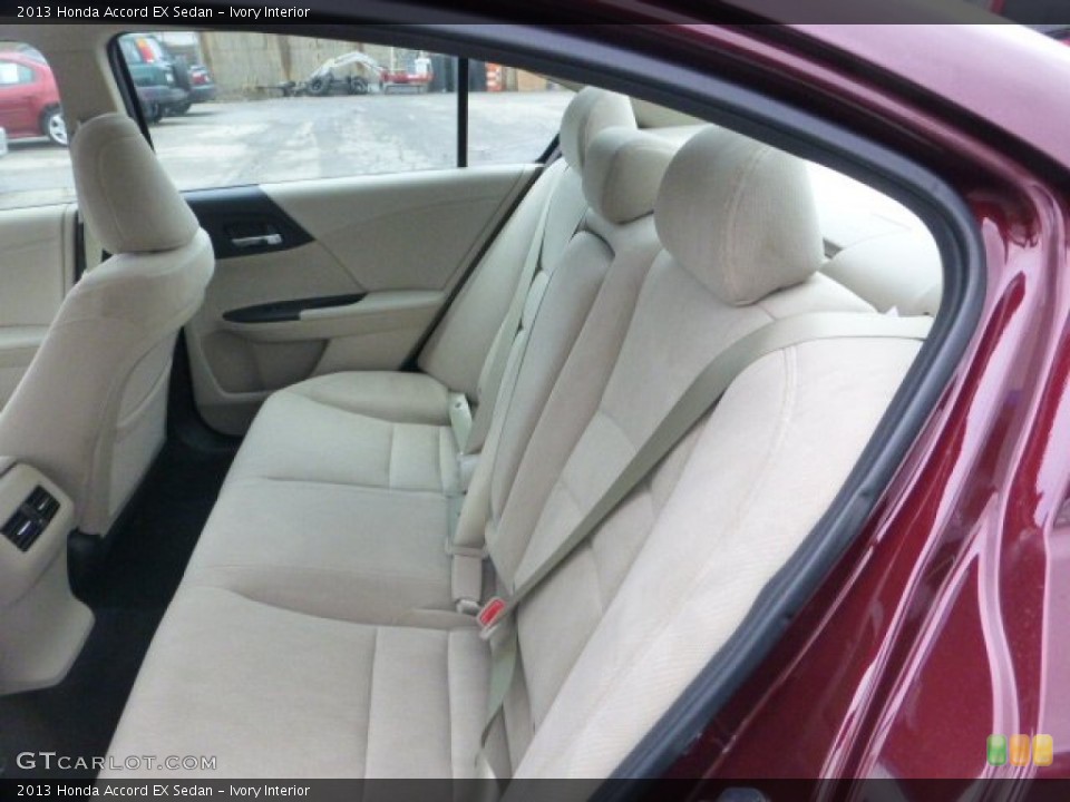 Ivory Interior Rear Seat for the 2013 Honda Accord EX Sedan #74034060