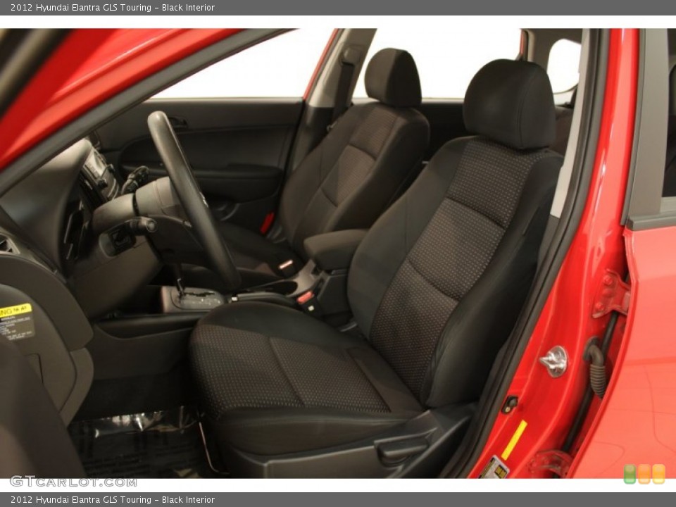 Black Interior Front Seat for the 2012 Hyundai Elantra GLS Touring #74034096