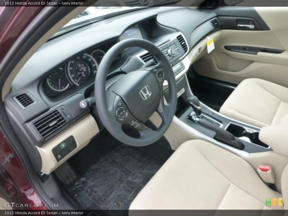 Ivory Interior Prime Interior for the 2013 Honda Accord EX Sedan #74034129