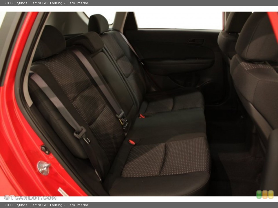 Black Interior Rear Seat for the 2012 Hyundai Elantra GLS Touring #74034174