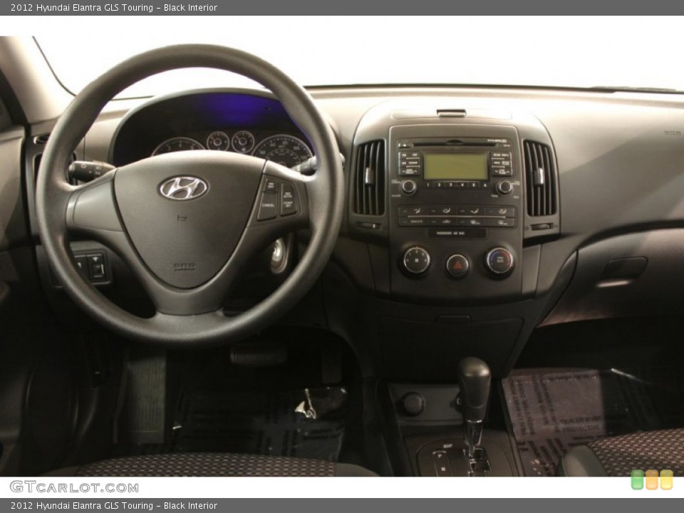 Black Interior Dashboard for the 2012 Hyundai Elantra GLS Touring #74034198