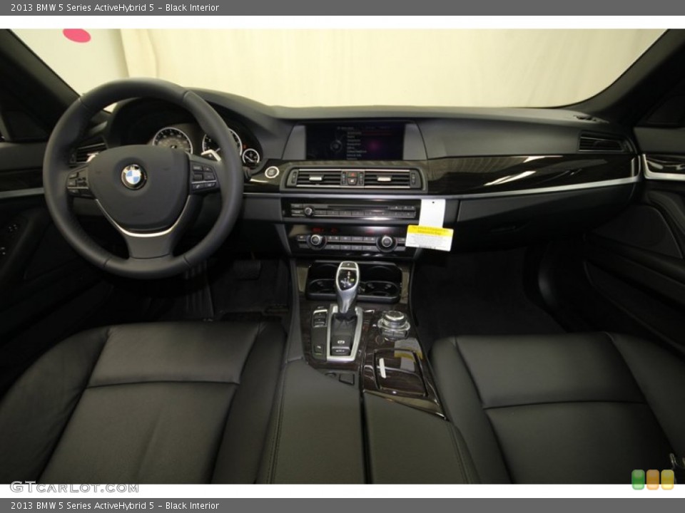 Black Interior Dashboard for the 2013 BMW 5 Series ActiveHybrid 5 #74034375