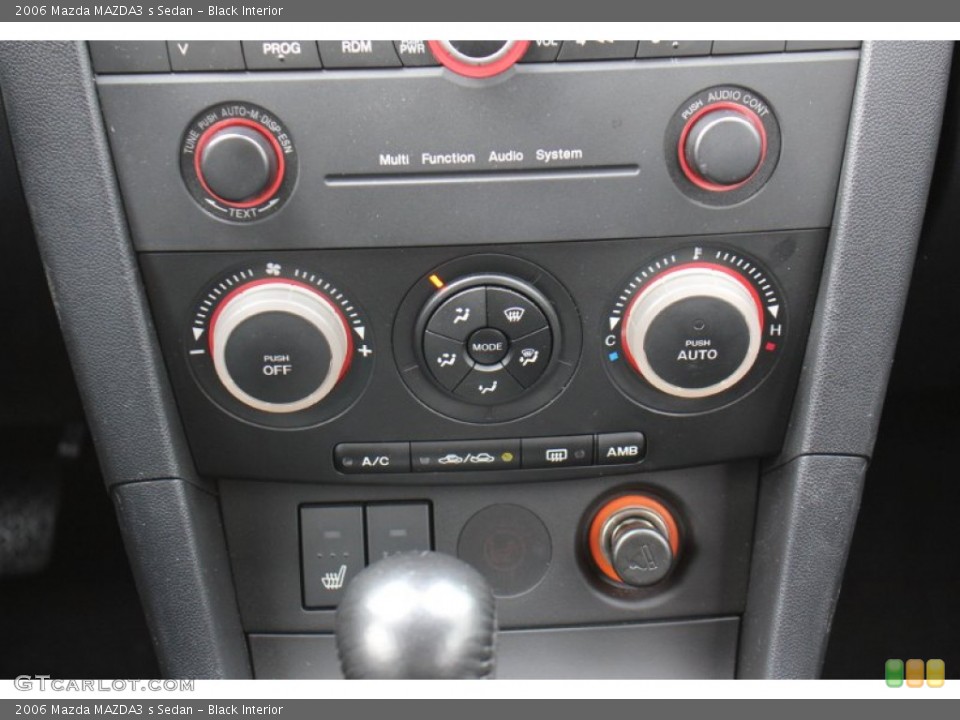 Black Interior Controls for the 2006 Mazda MAZDA3 s Sedan #74034450