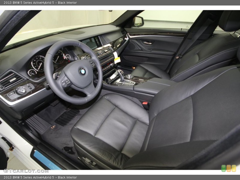 Black Interior Prime Interior for the 2013 BMW 5 Series ActiveHybrid 5 #74034473