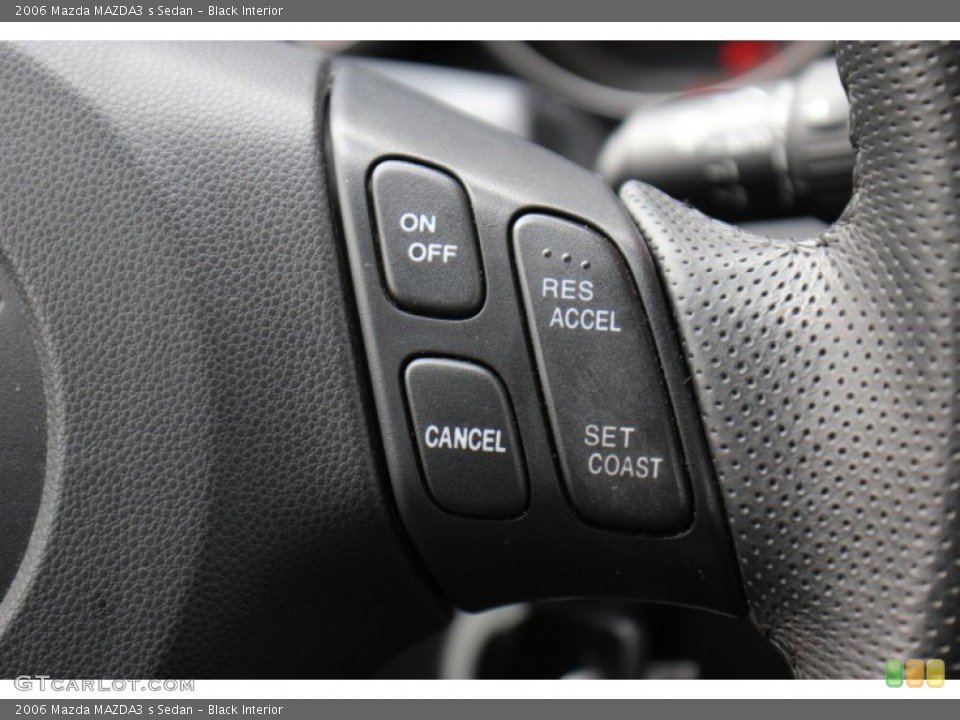 Black Interior Controls for the 2006 Mazda MAZDA3 s Sedan #74034477