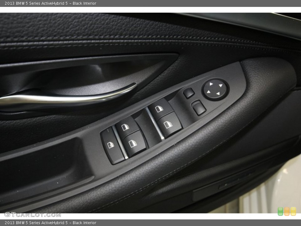 Black Interior Controls for the 2013 BMW 5 Series ActiveHybrid 5 #74034525