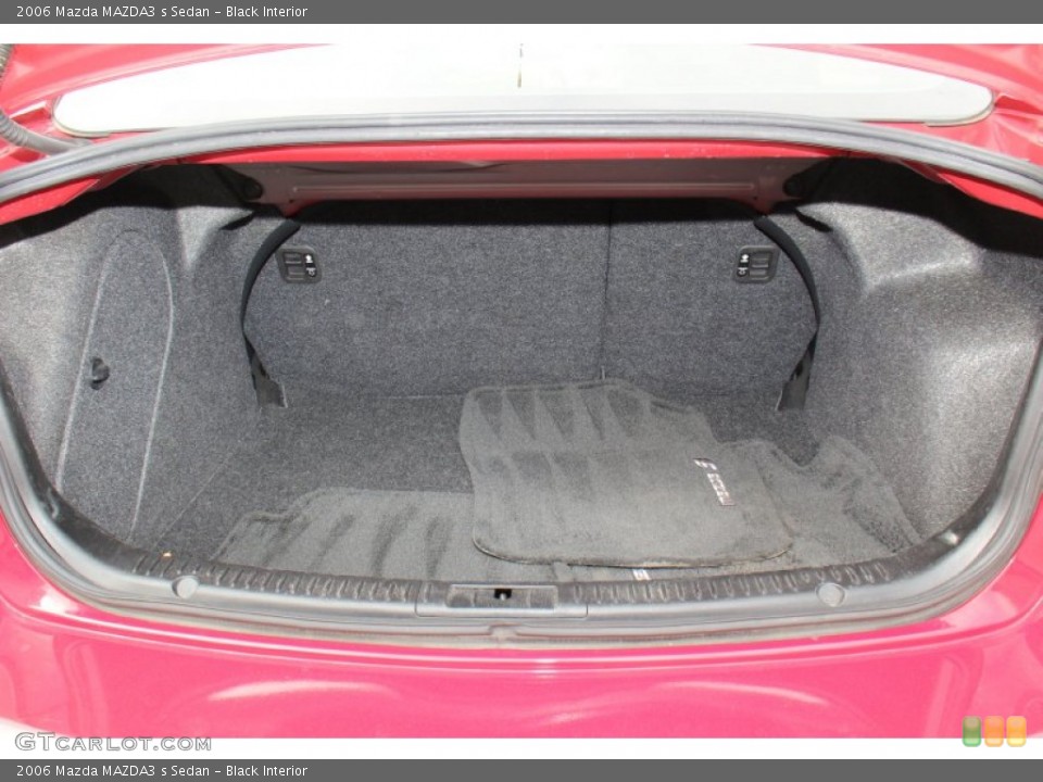 Black Interior Trunk for the 2006 Mazda MAZDA3 s Sedan #74034534
