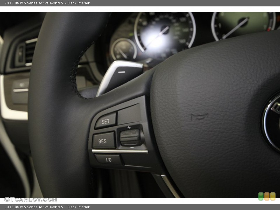 Black Interior Controls for the 2013 BMW 5 Series ActiveHybrid 5 #74034645