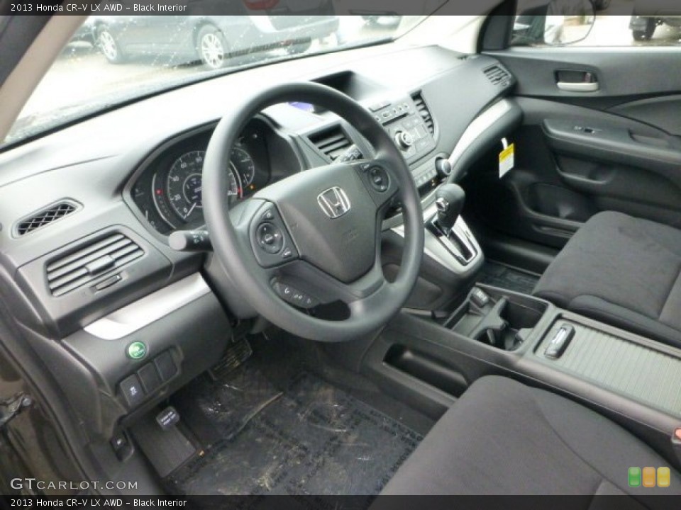 Black Interior Prime Interior for the 2013 Honda CR-V LX AWD #74034666
