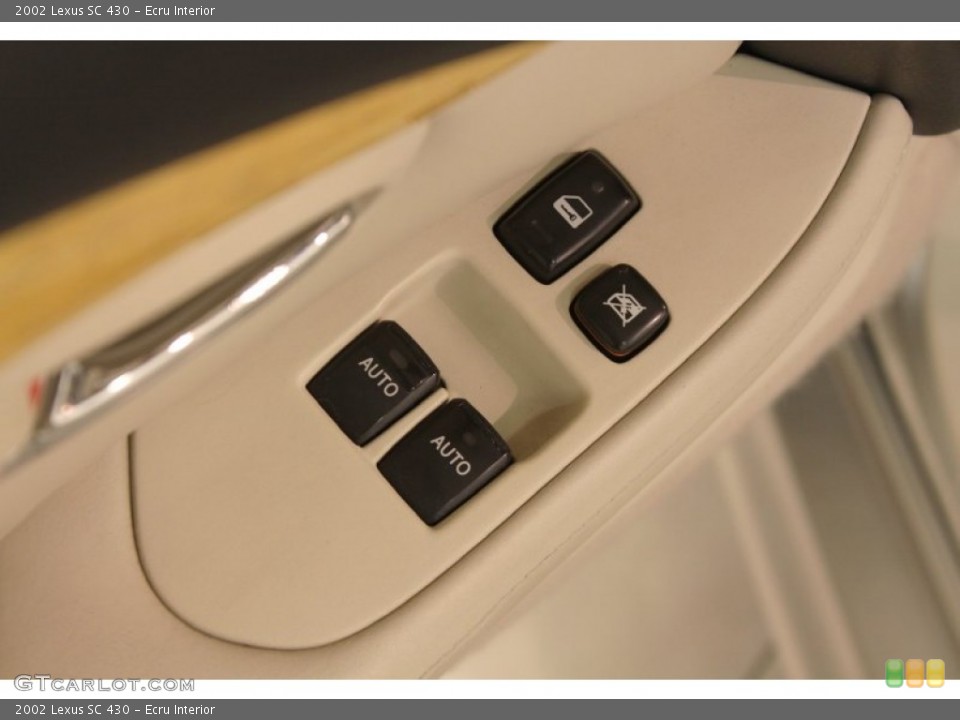 Ecru Interior Controls for the 2002 Lexus SC 430 #74034888