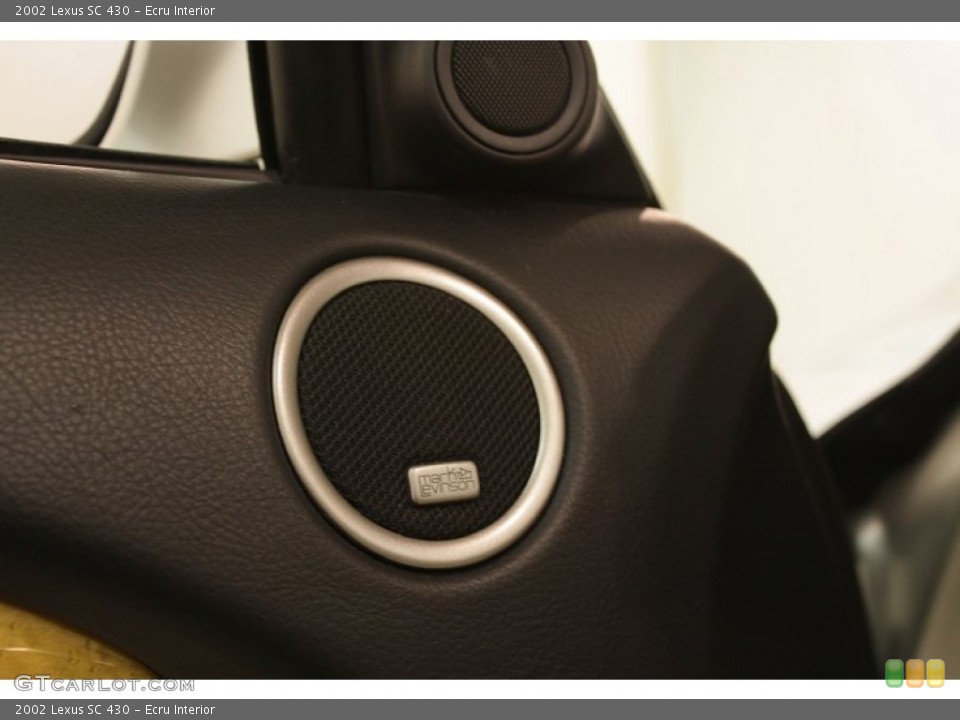 Ecru Interior Audio System for the 2002 Lexus SC 430 #74034901