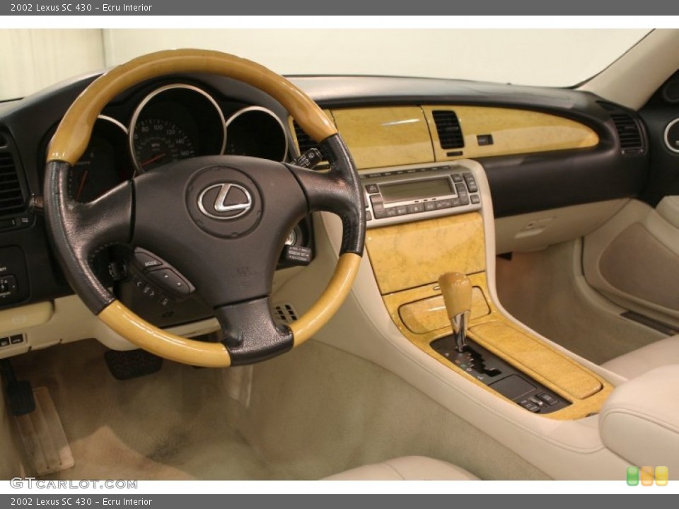 Ecru Interior Dashboard for the 2002 Lexus SC 430 #74034924